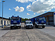 Führungskraftwagen und zwei Fernmeldekraftwagen im Ortsverband Leipzig